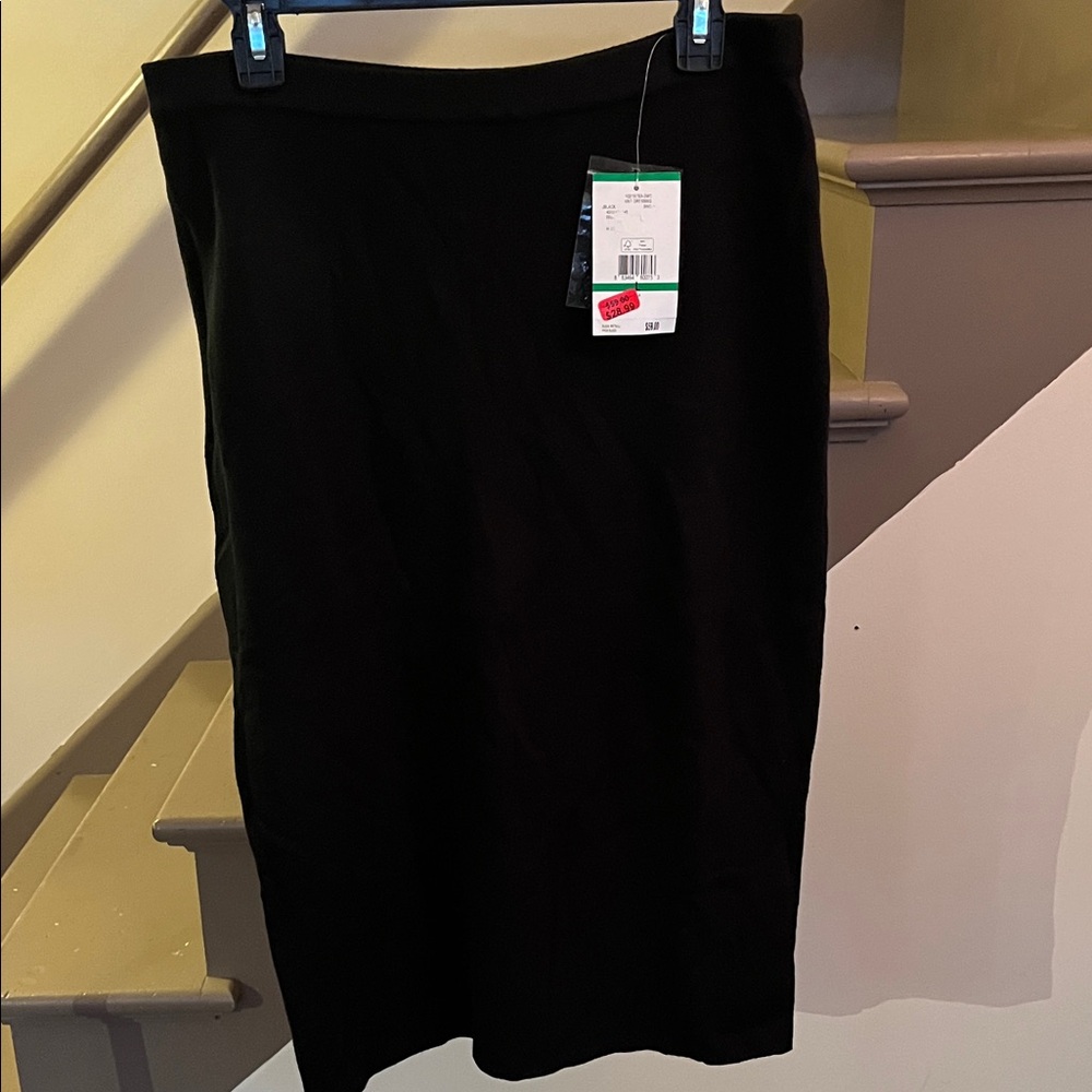 Classic Black Pencil Skirt for Women
